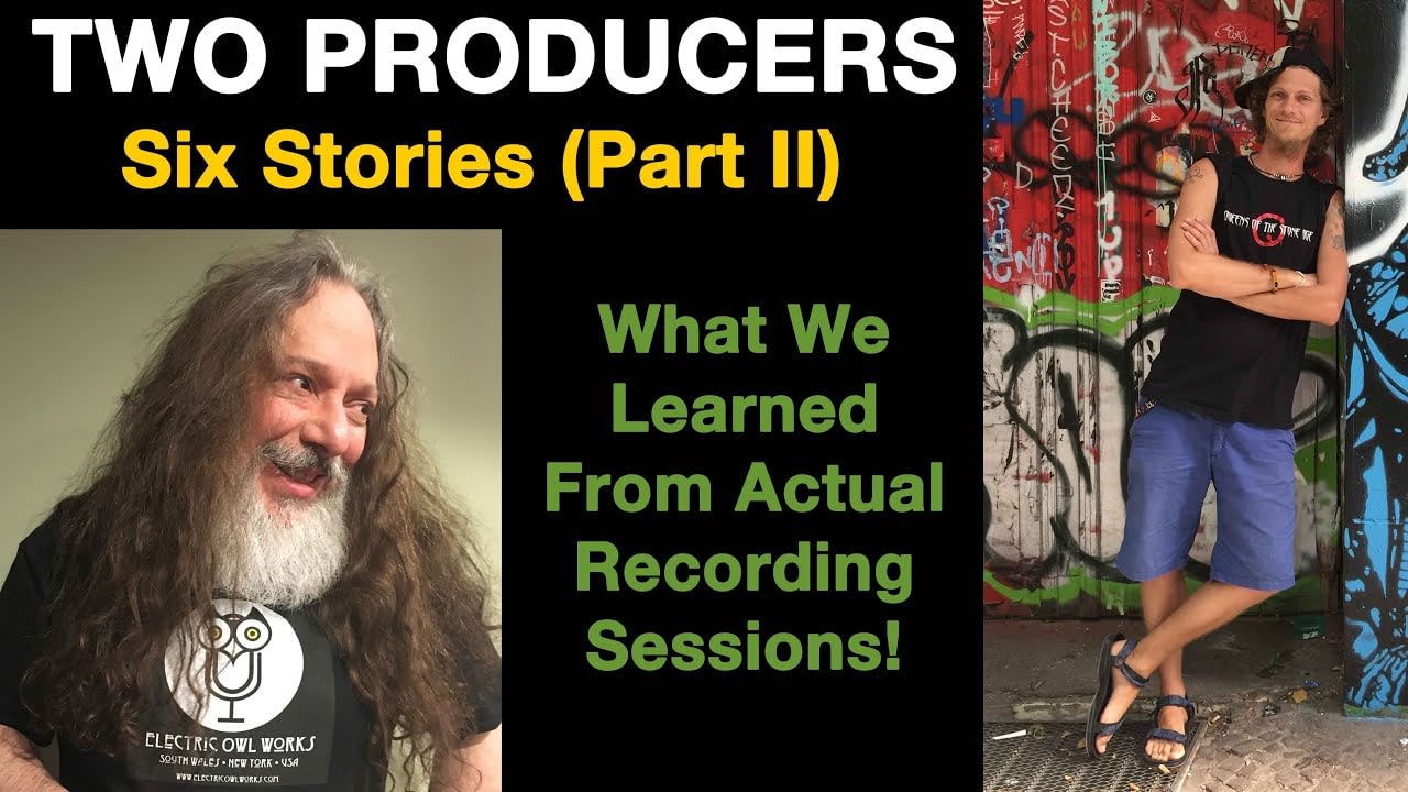 Chaz and Ady 2 music producers sharing 6 stories from the recording studio